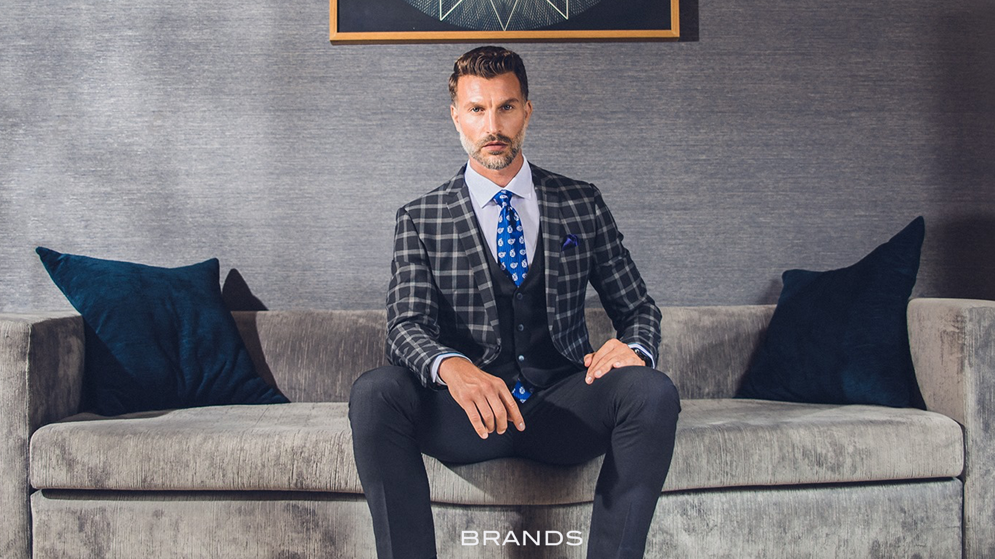 Navy Blue Suit for Men