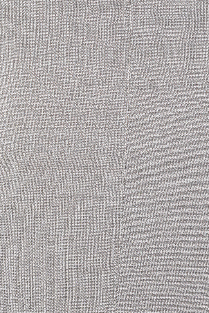 alt="Jack Morgan beige slim self design jacket casual fabric detail view"