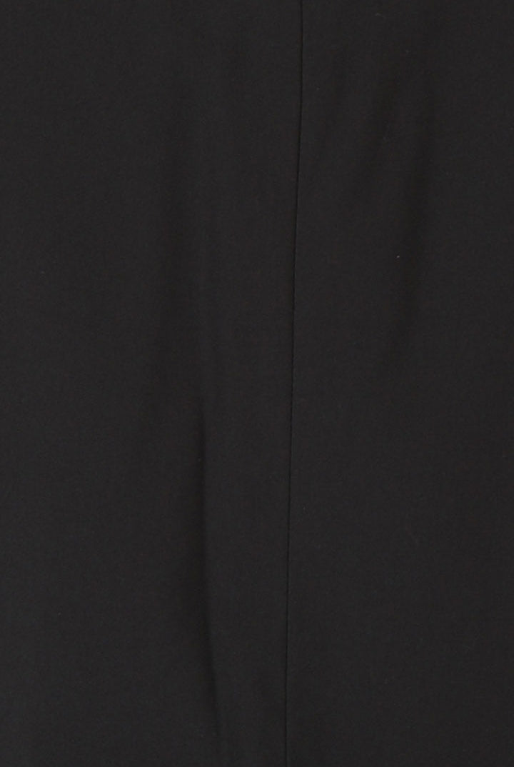 alt="Mosaique black slim solid suit fabric texture detail close up"