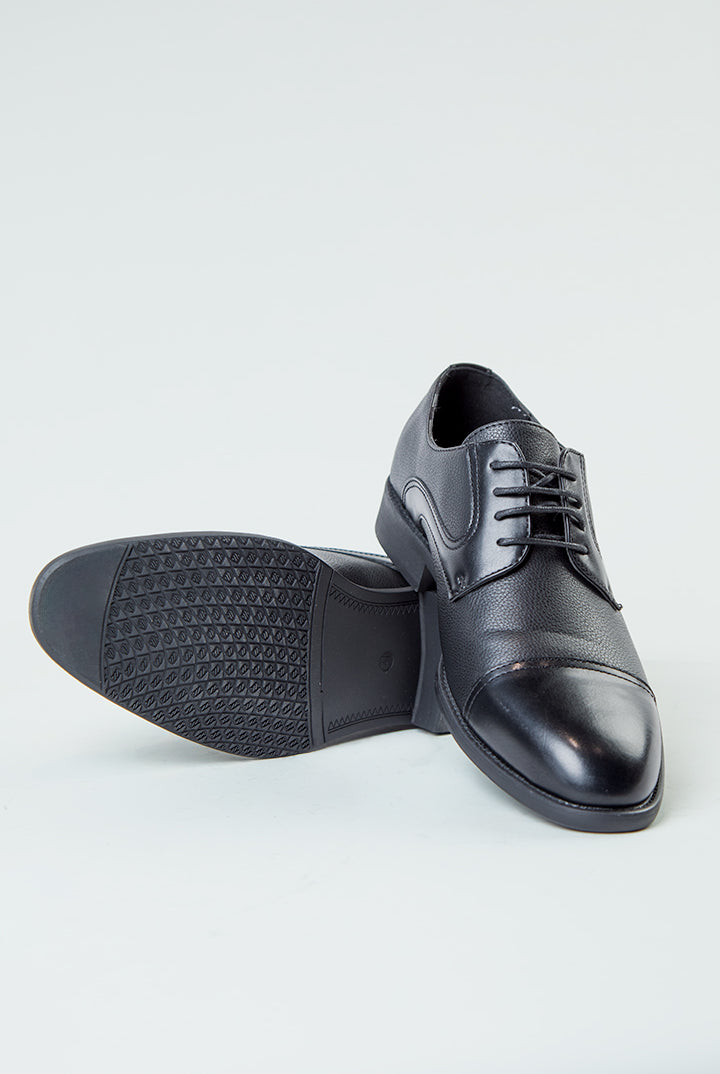 alt="FRANCISCO TOLLI regular lace up shoe formal black side view"