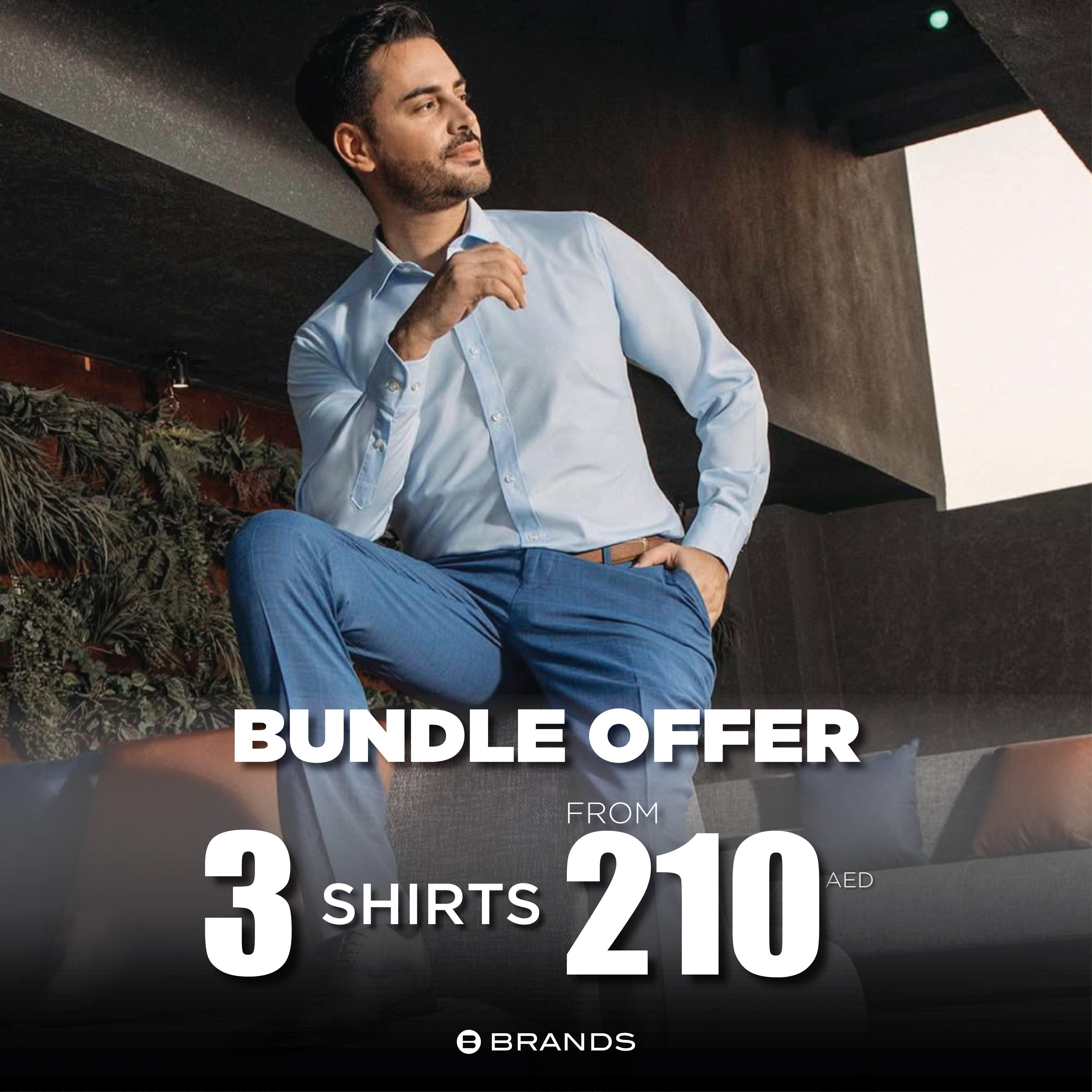 Formal Full Sleeve Bundle Offers – 3 for 210 AED