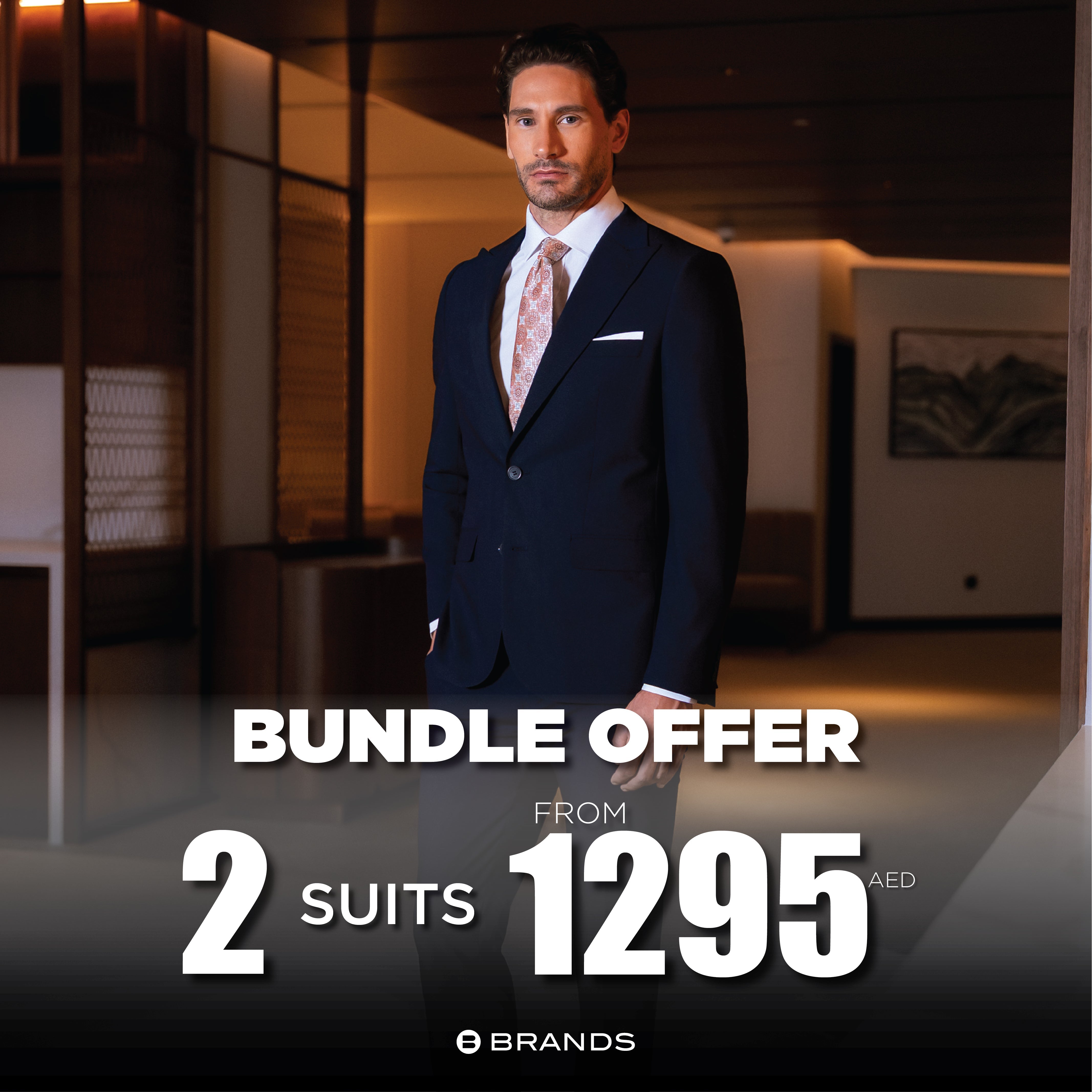Suits Bundle Offers – 2 for 1295 AED & 3 for 1695 AED