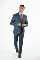 FRANCISCO TOLLI SLIM SOLID SUIT FORMAL 2 BUTTON 2 VENT