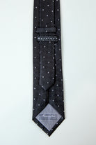 alt="MOSAIQUE classic neck tie formal back view"