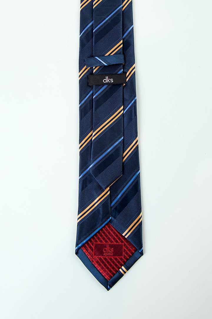 alt="DKS classic neck tie formal back view"