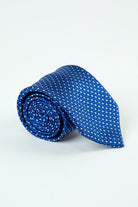 alt="DKS SIGNATURE classic neck tie formal folded view"