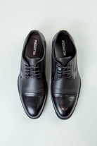 alt="FRANCISCO TOLLI regular lace up shoe formal black top view"