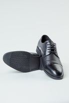 alt="FRANCISCO TOLLI regular lace up shoe formal black side view"