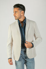 MOSAIQUE SLIM TEXTURE JACKET CASUAL