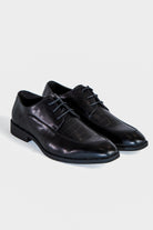 alt="FRANCISCO TOLLI regular lace up shoe formal black front view"
