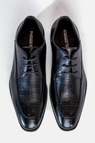 alt="FRANCISCO TOLLI regular lace up shoe formal black topview"