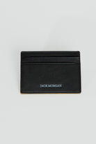 alt="JACK MORGAN card holder double side accessories black front view"