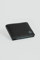 alt="JACK MORGAN two fold accessories wallet black front view"