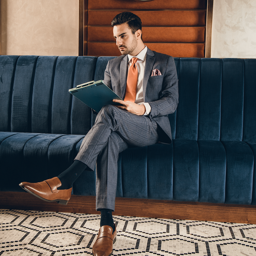Tailored fit suit- modern tailored fit suit is the current trend. The designer made tailored fit suits go well for any formal occasion. Surf through the best collection of tailored fit suits online.